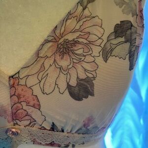 Floral Print Women's Intimate Bra
